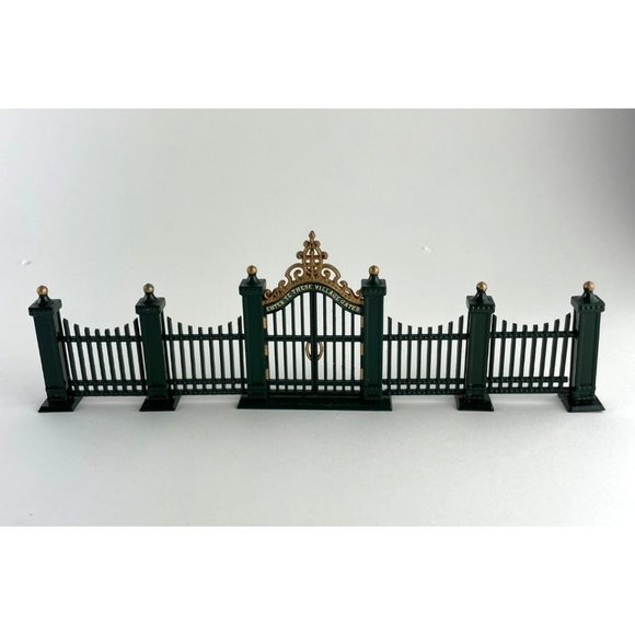 Christmas - DEPT. 56 - WROUGHT IRON GATE AND FENCE - Original Box - Picture 2 of 5